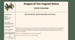 Desktop Screenshot of calendar.bonesbeagles.org